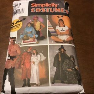 Simplicity 9169 cut to m-  Kids Halloween Costume Set -